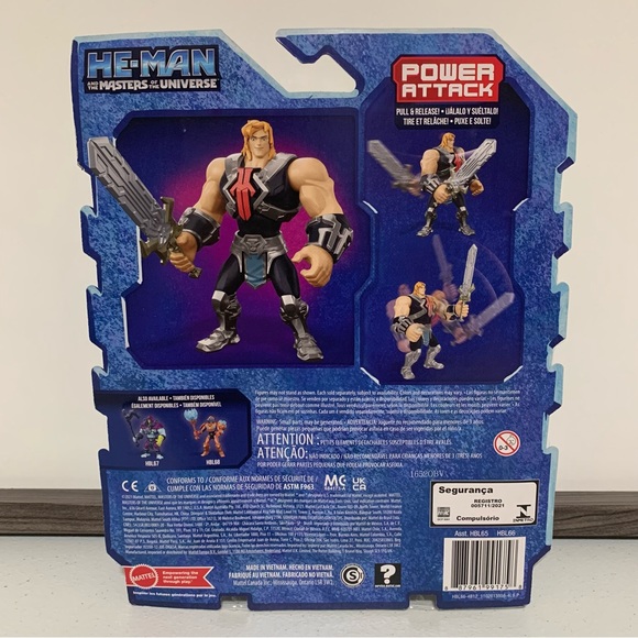 HE-MAN and The Masters of The Universe: Power Attack He-Man Action Figure-NWT - Picture 3 of 11